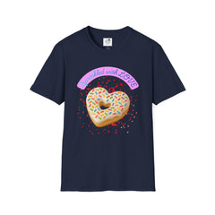 Sprinkled With Love Heart Donut Graphic Tee