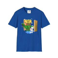 Funny Dinosaur Bathroom Humor T-Shirt