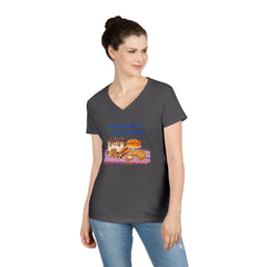 "If I bake it I'll EAT IT... I don’t KNEAD it", Baking Humor V-Neck Tee