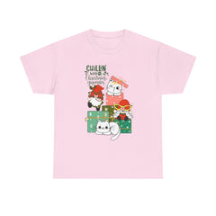 Christmas Cats T-Shirt — Cute Holiday Kitty Gift Tee (Chillin’ with My Felines)