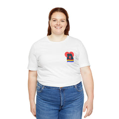 Pride Heart Pocket Tee — Rainbow LGBTQ+ Short Sleeve T-Shirt