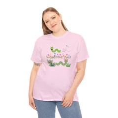 Cute Garden Worm Whimsical Springtime Tee