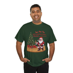 Santa “ho-ho-ho and a bottle of Rum…CRAP” Holiday Tee shirt