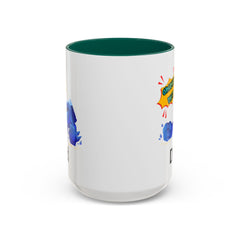 Dad Coffee Mug — "Crushin' SH!t" Blue Rock Gamer Mug (11oz & 15oz)