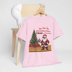 Santa “ho-ho-ho and a bottle of Rum…CRAP” Holiday Tee shirt