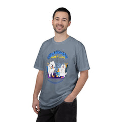 Hanukkah Dog T-Shirt — Cute Menorah & Dreidel Holiday Tee