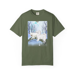 Winter Wonderland Samoyed T-Shirt — Holiday Dog Lover Tee