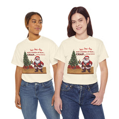Santa “ho-ho-ho and a bottle of Rum…CRAP” Holiday Tee shirt