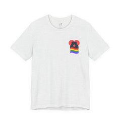 Pride Heart Pocket Tee — Rainbow LGBTQ+ Short Sleeve T-Shirt