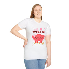 Valentine 'It's U & Me' Heart Couple T-Shirt