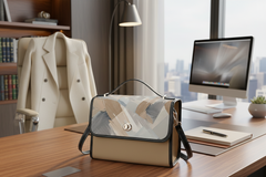Sophisticated Abstract PU Leather Tote for Everyday Use