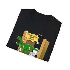 Funny Dinosaur Bathroom Humor T-Shirt