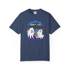 Hanukkah Dog T-Shirt — Cute Menorah & Dreidel Holiday Tee