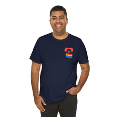 Pride Heart Tee 1— Rainbow Heart Graphic T-Shirt