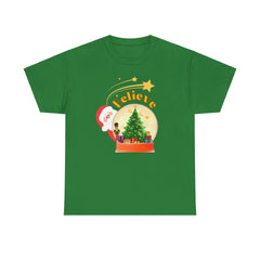 I Believe Christmas Unisex Heavy Cotton Tee