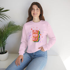 Be Yourself Rainbow Crewneck Sweatshirt