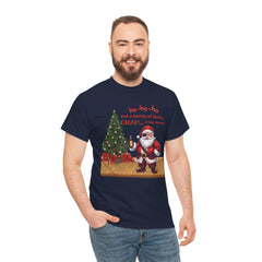 Santa “ho-ho-ho and a bottle of Rum…CRAP” Holiday Tee shirt