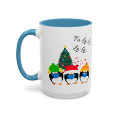 Coffee Mug Penguin Singing Design 11, 15oz