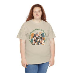 "Not All Family Members Walk on Two Feet" Cute Cat Family Graphic Tee