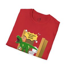 Funny Dinosaur Bathroom Humor T-Shirt