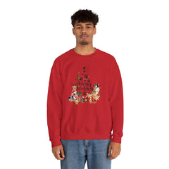 Merry Woofmas Christmas Tree Crewneck Sweatshirt