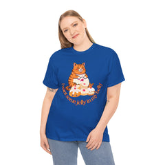 "I Want Some Jelly In My Belly"T-Shirt — Cute Cat Donut Design
