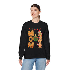 Gingerbread MOM and Her Crew Christmas Crewneck Sweatshirt