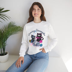 Cute Kittens with Yarn Coming Unraveled Cat Crewneck Sweatshirt