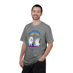 Hanukkah Dog T-Shirt — Cute Menorah & Dreidel Holiday Tee