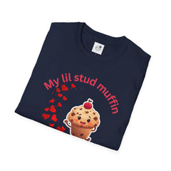 My Lil Stud Muffin T-Shirt — Cute Valentine’s Muffin Graphic Tee