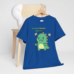 Angry Dino — "Another Fine Day! Crap!" Graphic Tee