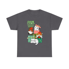 Christmas Cats T-Shirt — Cute Holiday Kitty Gift Tee (Chillin’ with My Felines)