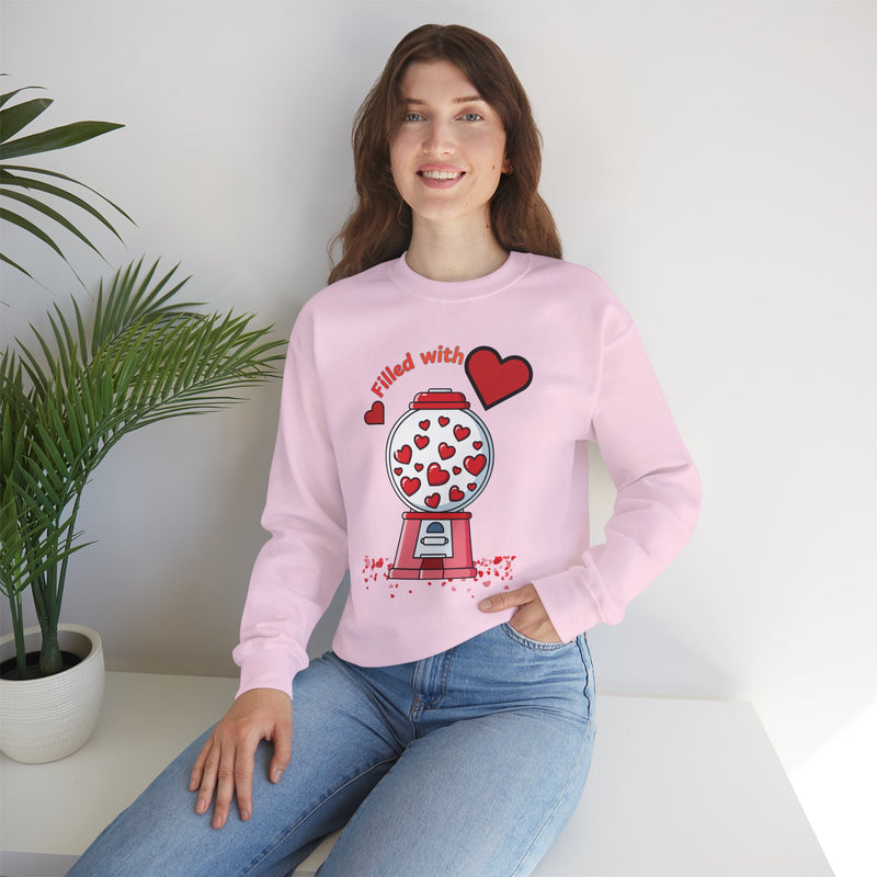 Filled with Love Unisex Heavy Blend™ Crewneck Sweatshirt