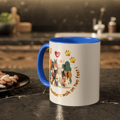 Cat Lover Mug – "Not all family members walk on two feet" Colorful 11oz/15oz Ceramic Mug