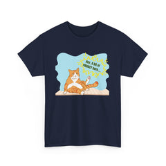 Hey Can I Get a Bit of PRIVACY Here..Orange Cat Graphic T-Shirt