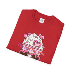 I'm Hot For You Coffee Cup Tee — Cute Valentine's Day Graphic T-Shirt