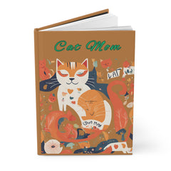 Cat Mom Hardcover Journal Matte