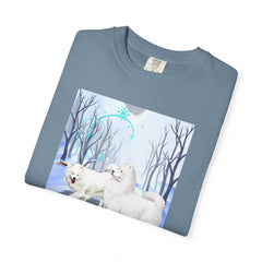 Winter Wonderland Samoyed T-Shirt — Holiday Dog Lover Tee