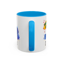 Dad Coffee Mug — "Crushin' SH!t" Blue Rock Gamer Mug (11oz & 15oz)
