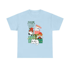 Christmas Cats T-Shirt — Cute Holiday Kitty Gift Tee (Chillin’ with My Felines)