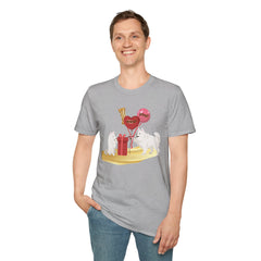 "I Woof You" Valentines Dog Love Graphic T-Shirt