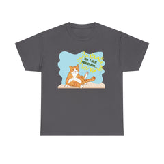 Hey Can I Get a Bit of PRIVACY Here..Orange Cat Graphic T-Shirt