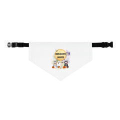 Pet Bandana Collar - Howling with Fun Design