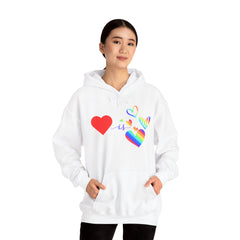 Love is Universal Unisex Heavy Blend™ Hooded Sweatshirt