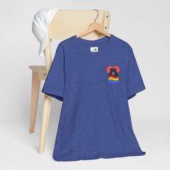 Pride Heart Pocket Tee — Rainbow LGBTQ+ Short Sleeve T-Shirt