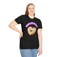 Sprinkled With Love Heart Donut Graphic Tee