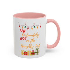 Accent Coffee Mug (11, 15oz) Naughty List