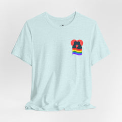 Pride Heart Pocket Tee — Rainbow LGBTQ+ Short Sleeve T-Shirt