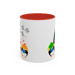 Coffee Mug Penguin Singing Design 11, 15oz