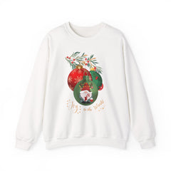 "Joy to the World" Holiday Knome Pullover Ornament Crewneck Sweatshirt